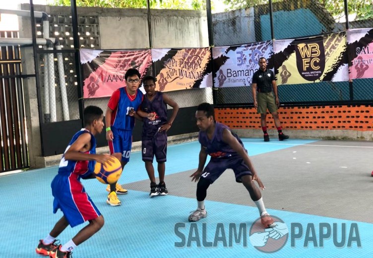 Turnamen Basket Waanal 3x3 Tingkat SMP Dan SMA Se-Kabupaten Mimika Diikuti 17 Tim