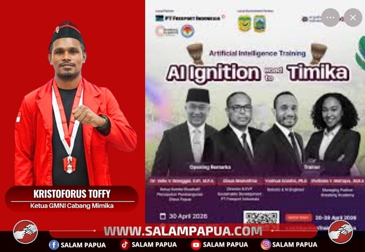 Dukung Kritik Atas AI Ignition Road To Timika, Ketua GMNI Mimika: Sekedar Program Mencari Popularitas