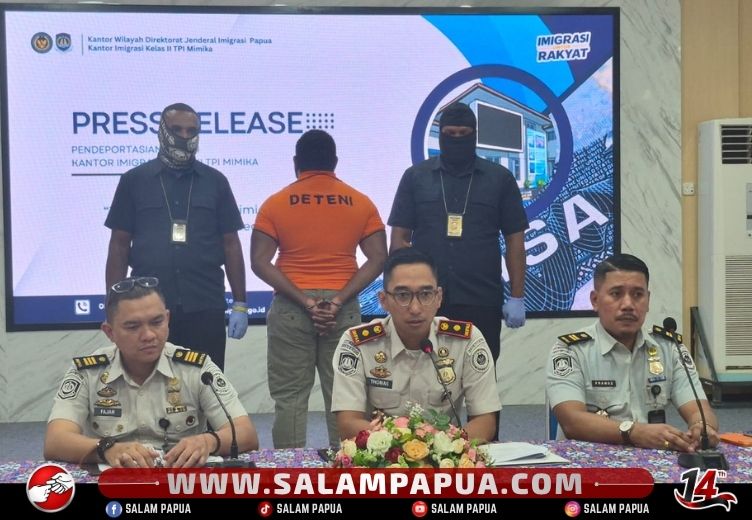 Masuk Lewat Jalur Tikus, Seorang WNA Asal PNG Dideportasi Dari Timika
