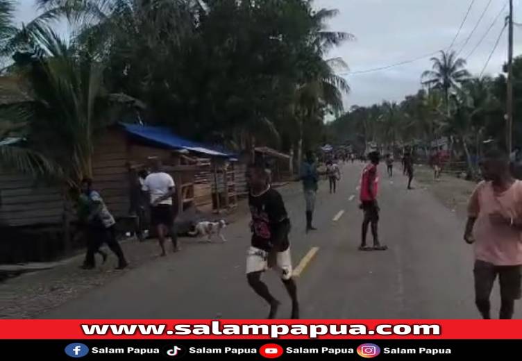 Warga Kampung Pigapu Dan Hiripau Bentrok, Kepala Distrik Iwaka Usulkan Pembentukan Polsek
