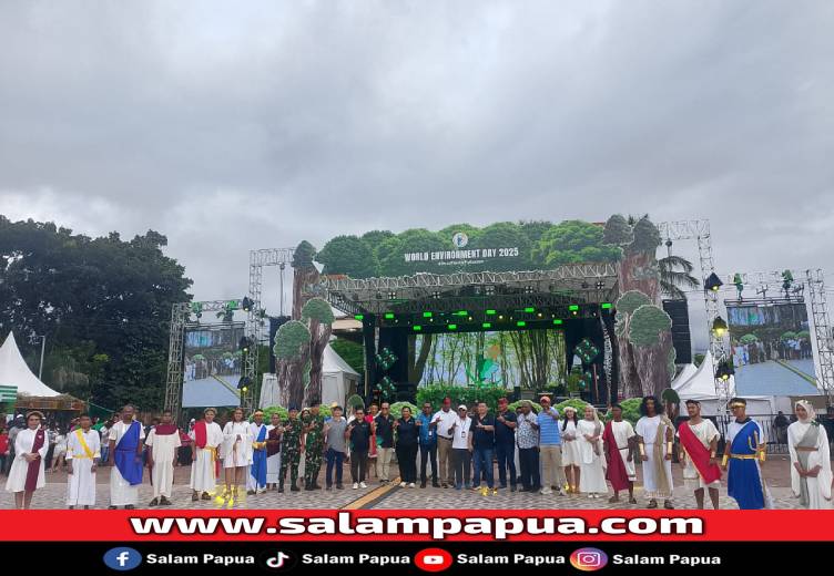 Pameran World Environment Day 2025 Di Timika Resmi Ditutup, Gesang Setyadi: Polusi Plastik Tanggung Jawab Semua Pihak