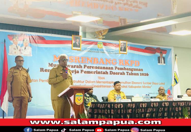 Bupati Mimika: Pusat Ekonomi Akan Dibangun Di Kampung-Kampung Untuk Dorong Pertumbuhan Lokal