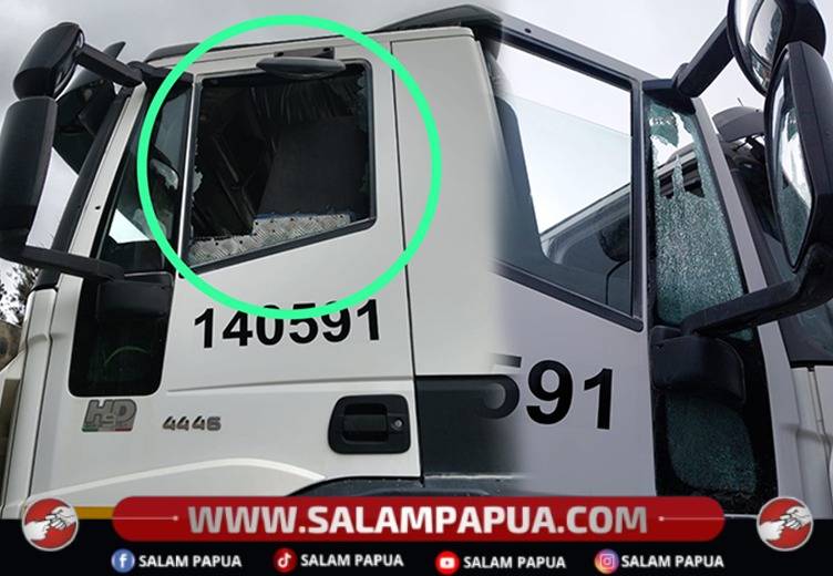 Penembakan Di Mile 60, Dua Bus Dan Mobil Kargo Karyawan PTFI Ditembak OTK