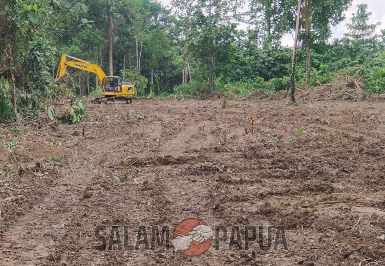 Persoalan Tanah Dianggap Selesai, Jalan Petrosea Tembusan Jalan Baru Timika Mulai Dibangun