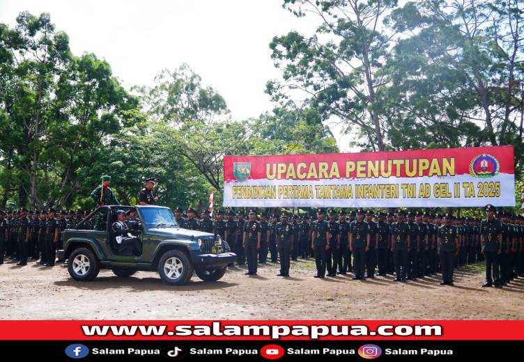 Lantik 1.194 Prajurit TNI AD, Pangdam Cenderawasih: Jadilah Prajurit Yang Dicintai Dan Mencintai Rakyat