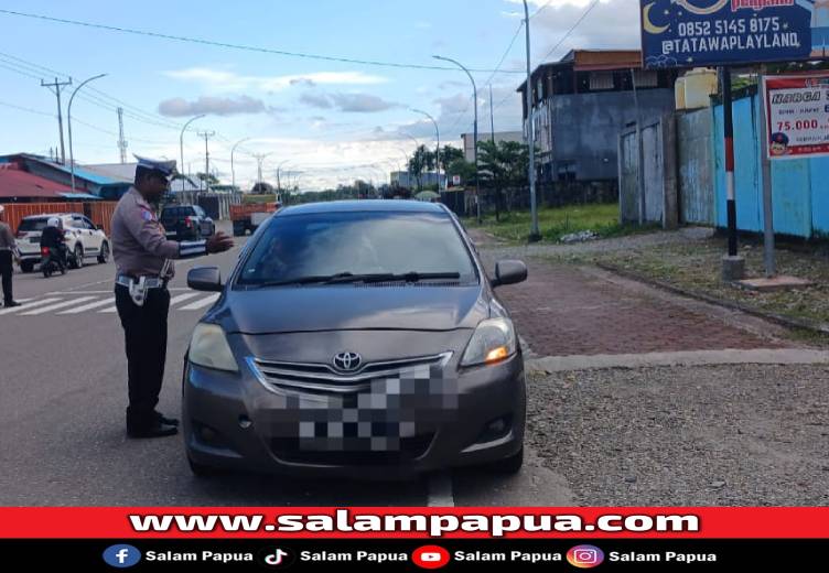 Puluhan Kendaraan Terjaring Operasi Patuh Noken Hari Ke-10