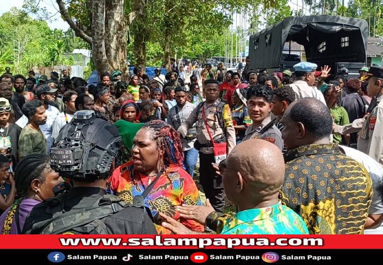 Kericuhan Warnai Prosesi Perdamaian Kwamki Narama, Aparat Amankan Situasi