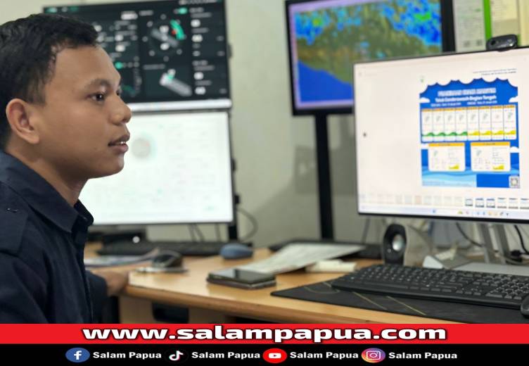 BMKG Perkirakan Gelombang Perairan Mimika 1,25 Hingga 2,5 Meter