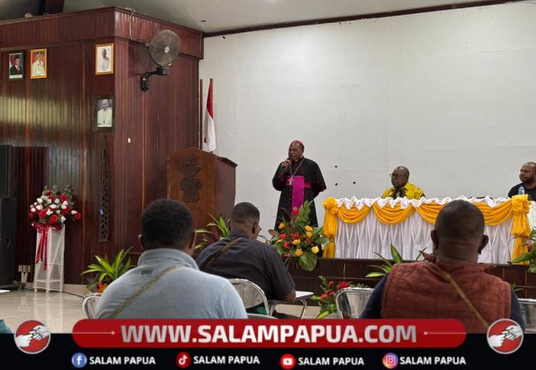 Uskup Timika Harap Semua Umat Mendukung Pembangunan Wisma Unio