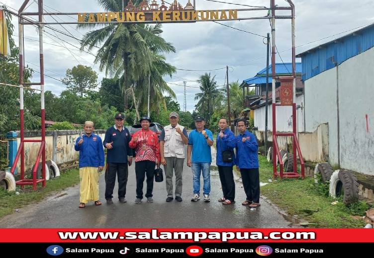Sambut Harmony Award 2025, FKUB Mimika Kunjungi Kampung Kerukunan Malagusa Di Sorong