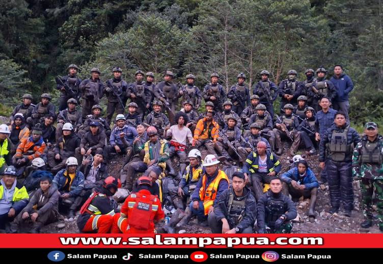 Terjebak Tiga Hari, 18 Pekerja Freeport Berhasil Dievakuasi Satgas TNI Habema