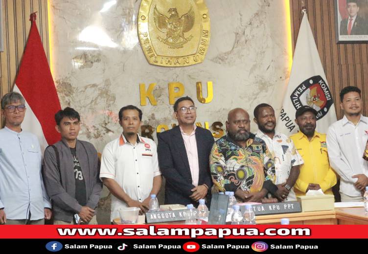 KPU Papua Tengah Perbarui Data 18 Partai Politik