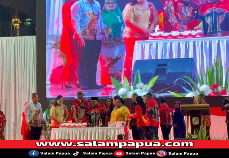 Resepsi Kenegaraan HUT Ke-80 RI Di Mimika, Bupati Sampaikan Permohonan Maaf Atas Ketiadaan Undangan Untuk Masyarakat