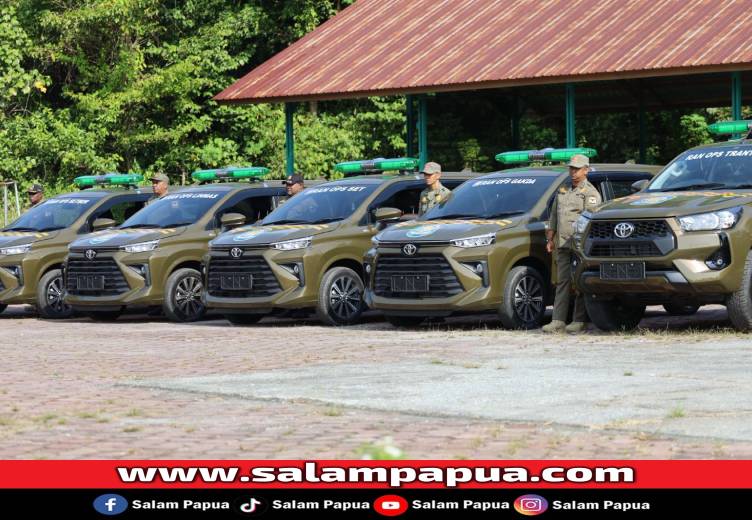 Satpol PP Mimika Perkuat Operasional Dengan Pengadaan 9 Unit Kendaraan
