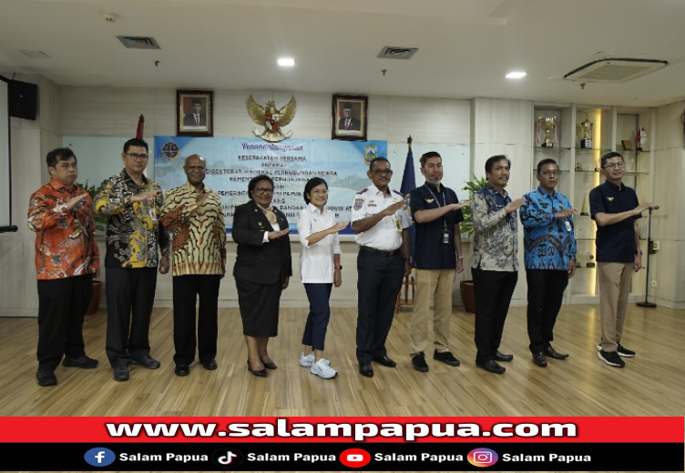 Pemprov Papua Tengah Dan Kemenhub Jalin Kesepakatan Pengembangan Bandara Douw Aturure