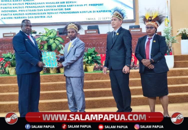 DPRK Mimika Rekomendasikan Perumda Air Minum Dan Tindak Lanjut Empat Pansus
