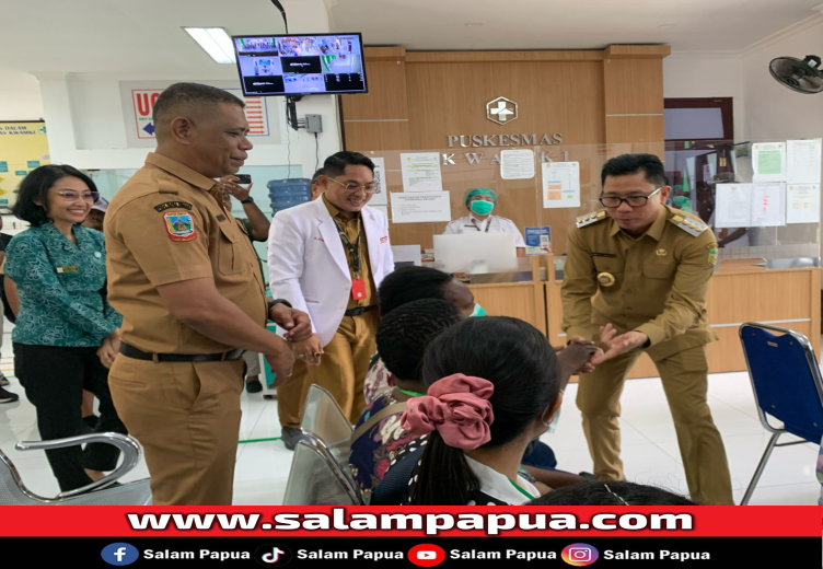 Pj Bupati Mimika Apresiasi Pelayanan Di Puskesmas Kwamki Narama