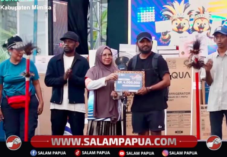 Jeverson Ferre Dari Salam Papua Juara I Video Timika Sunset Run 2026, Bupati: Olahraga Sekaligus Promosi Pariwisata