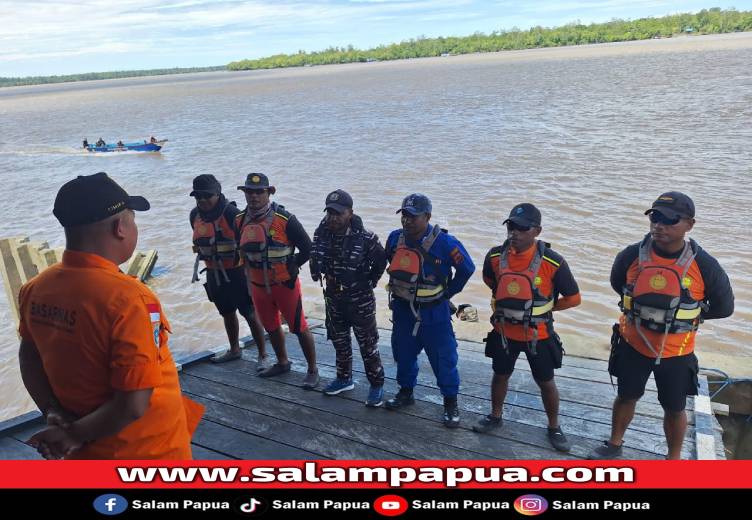 Insiden Ketinting Di Muara Kali Asue Asmat, Satu Penumpang Hilang