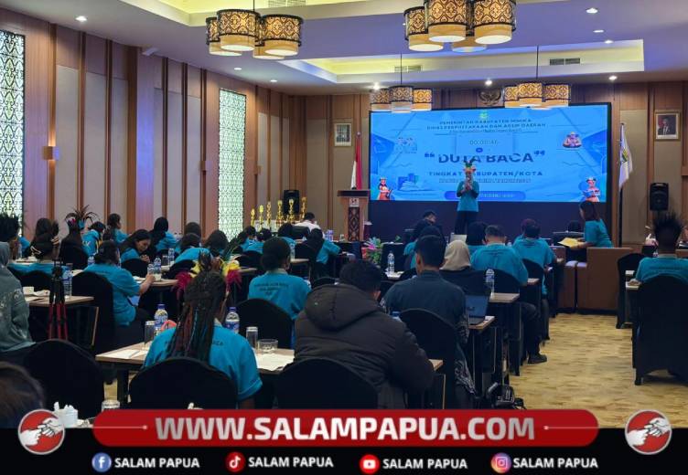 30 Sekolah Meriahkan Literasi Baca Buku, Generasi Muda Mimika Tunjukkan Kreativitas