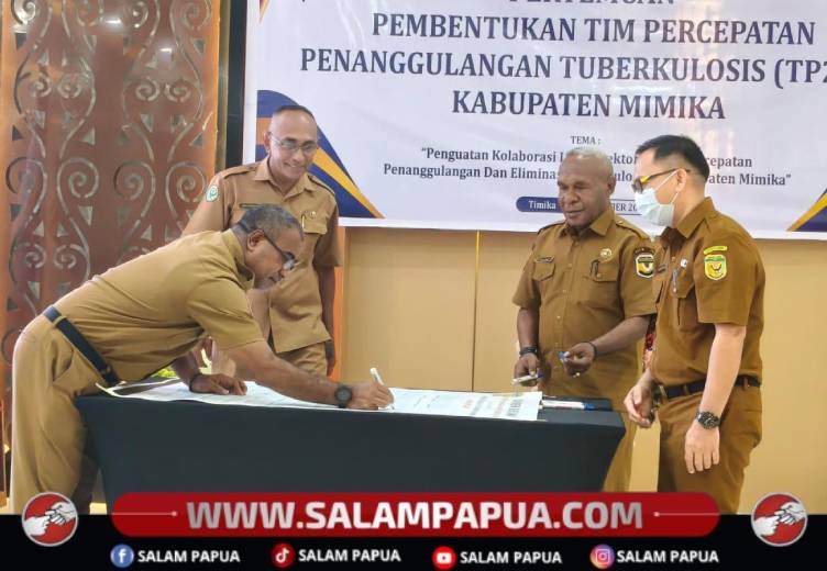 Pemkab Mimika Bentuk TP2TB, Perkuat Kolaborasi Menuju Eliminasi TBC 2030