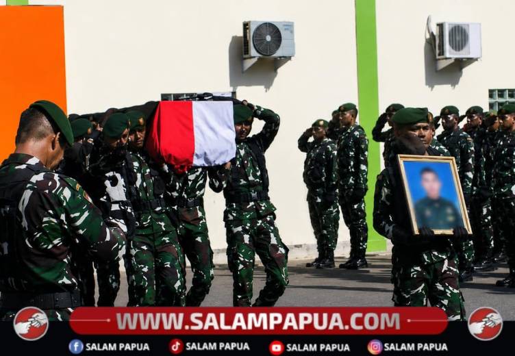 Jenazah Pratu Rizki Kurniawan Diterbangkan Ke Jakarta Usai Gugur Ditembak Di Distrik Jila Timika