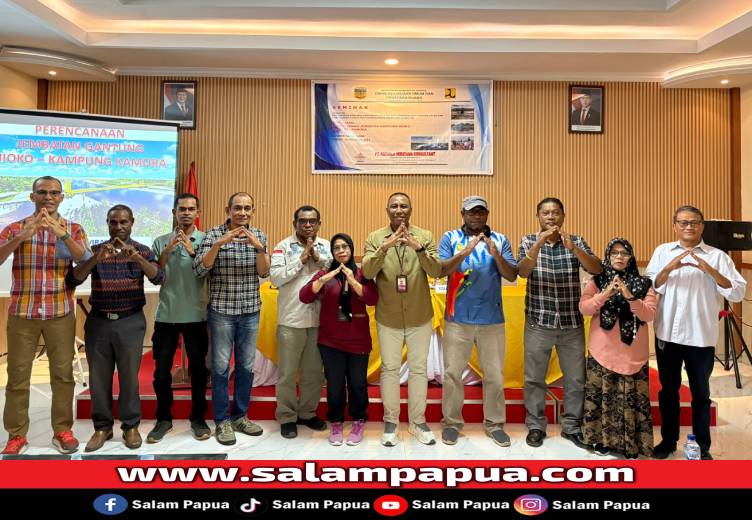 PUPR Mimika Mulai Susun Rencana Pembangunan Jembatan Gantung Mioko