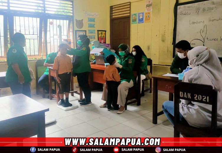 Pastikan Kesehatan Anak, Dinkes Mimika Optimalkan Cek Kesehatan Gratis Di Sekolah