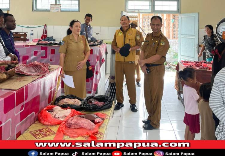 Disperindag Pastikan Jual Beli Daging Babi Di Timika Harus Ditimbang