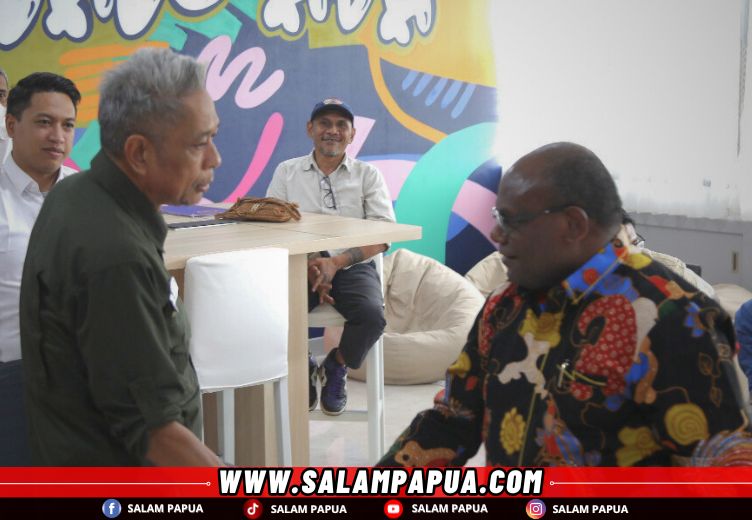 Temui Wamensos, Gubernur Meki Nawipa Berharap Sekolah Rakyat Dibuka Di Nabire Dan Mimika