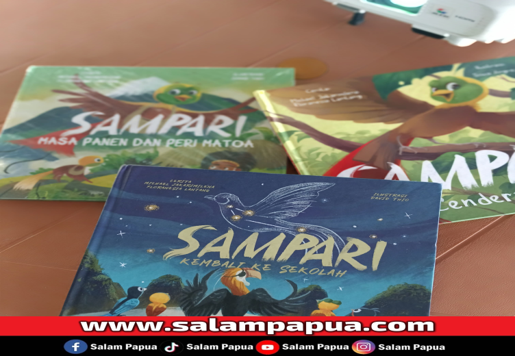 Buku Sampari Si Cenderawasih Seri Ketiga Diluncurkan Di Sentani Jayapura