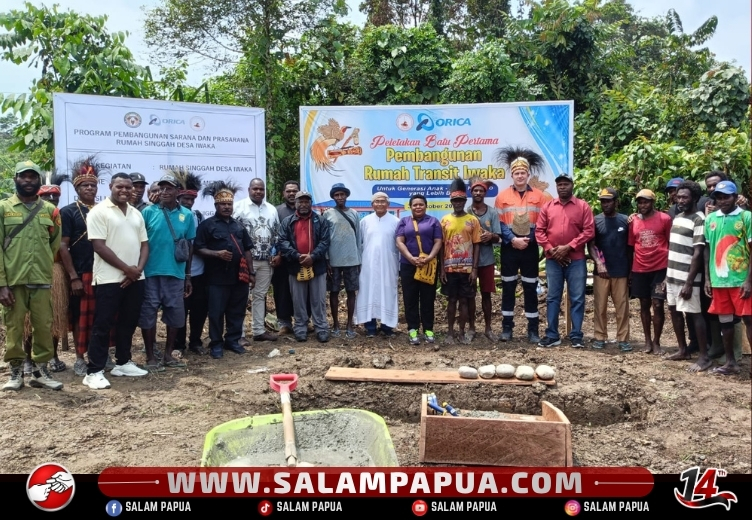 Yayasan Pelita Harapan Kamoro Dan PT Orica Bangun Rumah Transit Untuk Anak Kamoro Di Iwaka