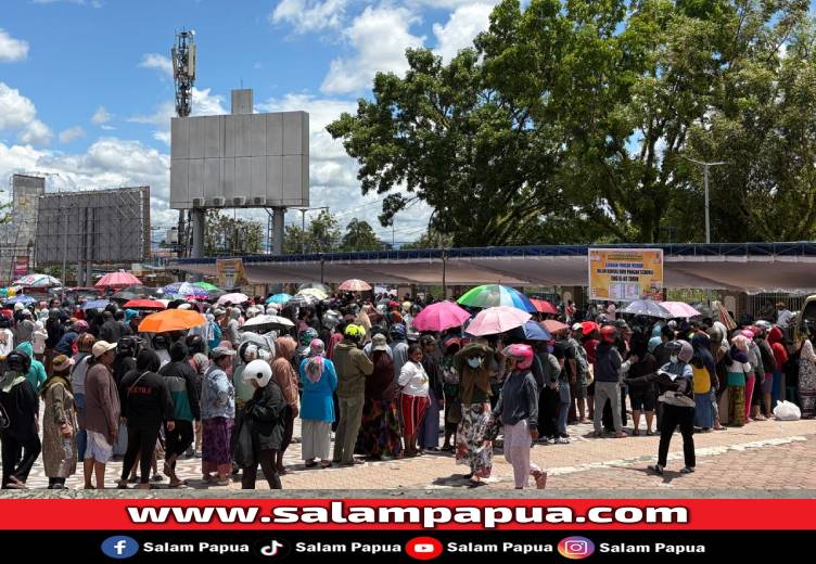 Beli Untuk Konsumsi Pribadi, Bupati Mimika Buka Gerakan Pangan Murah