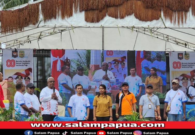 Bupati Mimika Buka Rangkaian Kegiatan HUT Ke-80 RI