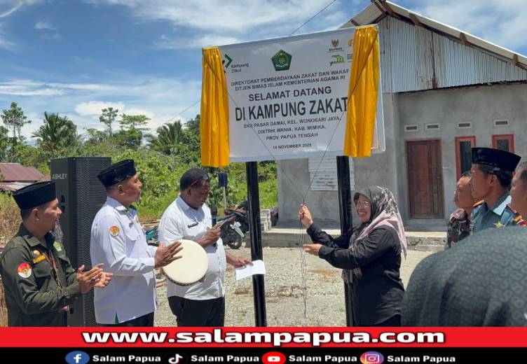 Mimika Luncurkan Kampung Zakat, Fokus Angkat Ekonomi Keluarga Miskin