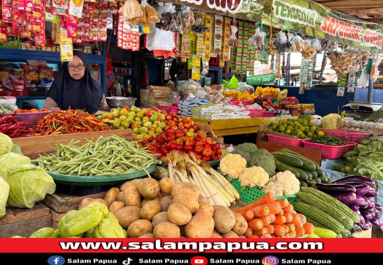 Berikut Harga Komoditi Di Pasar Sentral Timika