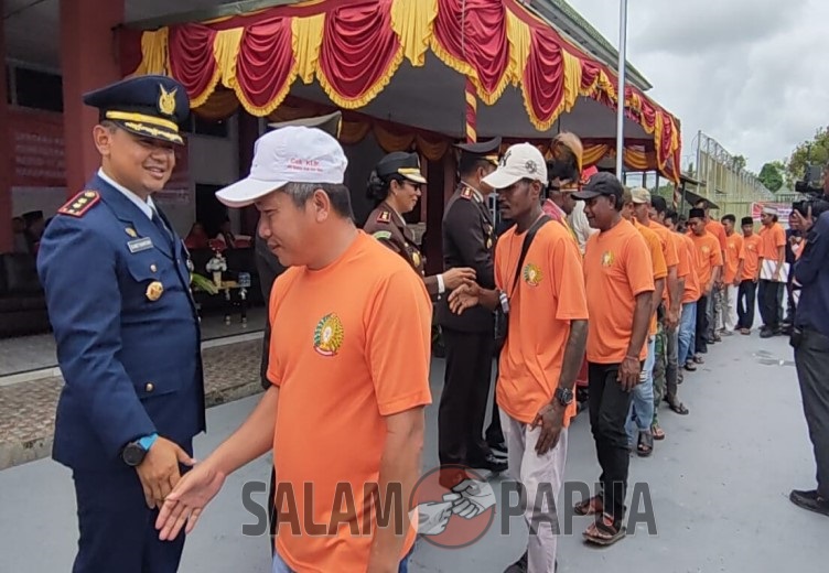 128 Penghuni Lapas Timika Terima Remisi HUT Ke-78 RI, 2 Di Antaranya Bebas