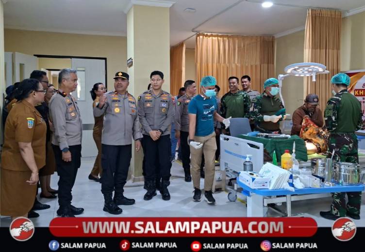 Rangkaian HUT Bhayangkara Ke-80, Bakti Kesehatan Polda Papua Tengah Jangkau 1.000 Warga Di Mimika