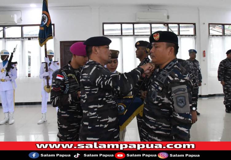 Tongkat Komando Lanal Timika Beralih Ke Letkol Laut (P) Bekti Sutiarso