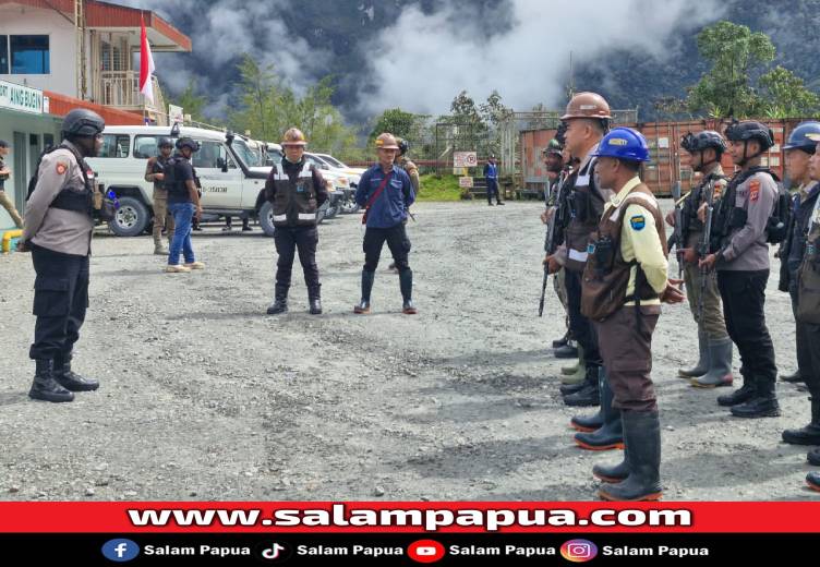 Berisiko Tinggi, Aparat Gabungan Bongkar Dan Musnahkan Camp Pendulangan Ilegal Di Mile 66 Tembagapura