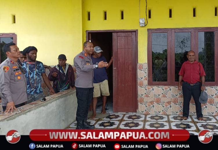 Kapolres Mimika Kunjungi Keluarga Korban Penyanderaan Jila, Sampaikan Belangsungkawa