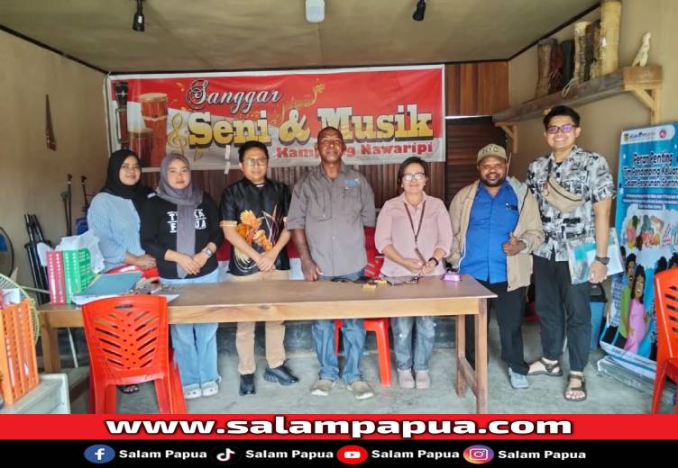 Upaya Pelestarian Dan Penguatan Bahasa Daerah, Balai Bahasa Papua Kunjungi Kampung Nawaripi