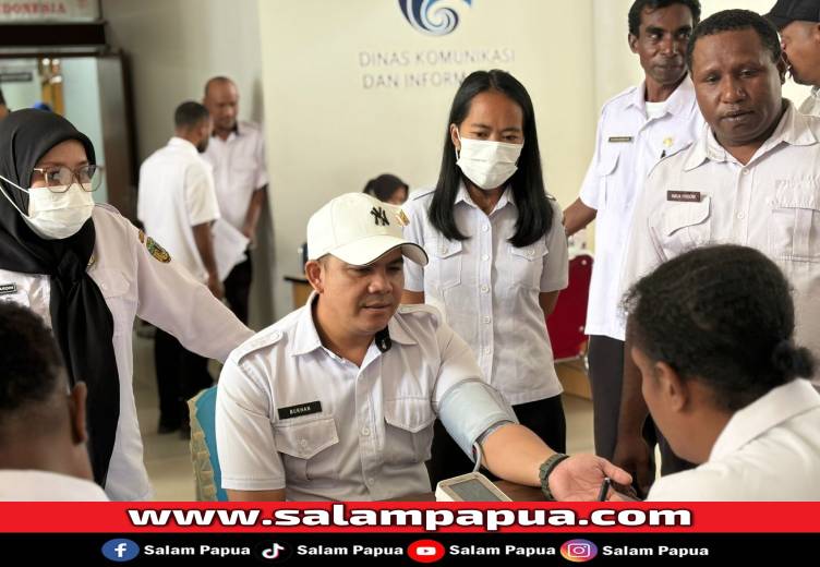 Dinkes Mimika Gelar Pemeriksaan Kesehatan Bagi ASN Mimika, Kolesterol Jadi Temuan Terbanyak
