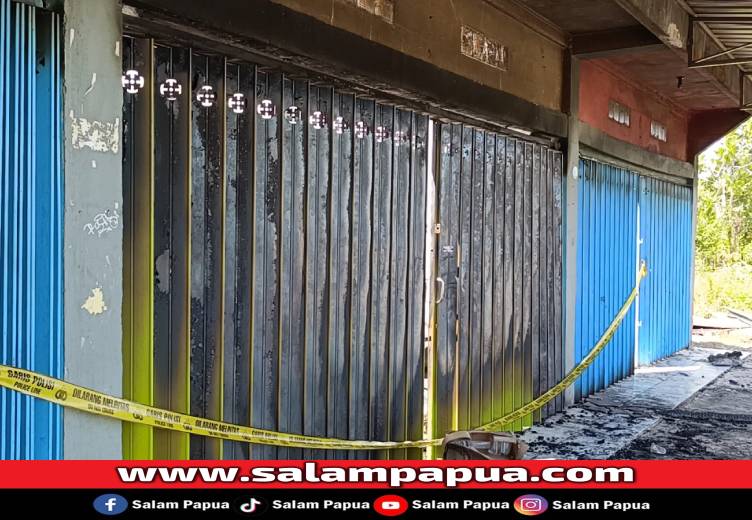 Empat Ruko Di SP3 Kuala Kencana Ludes Terbakar