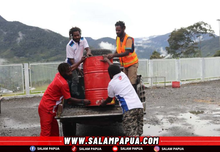 Pertamina Salurkan 5 Ribu Liter Solar Dan 10 Ribu Liter Pertalite Ke Papua Pegunungan