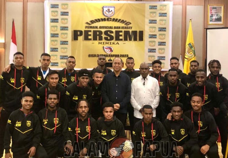 PERSEMI Launching Jersey Dan Perkenalkan Pemain Untuk Bertanding Di Liga 3 Papua 2023
