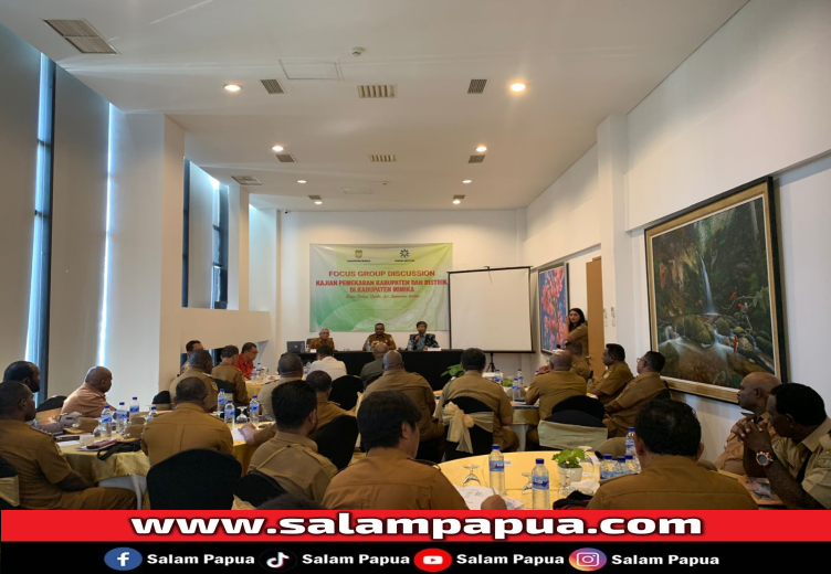 Pemkab Mimika Gelar FGD Kajian Pemekaran Kabupaten Dan Distrik