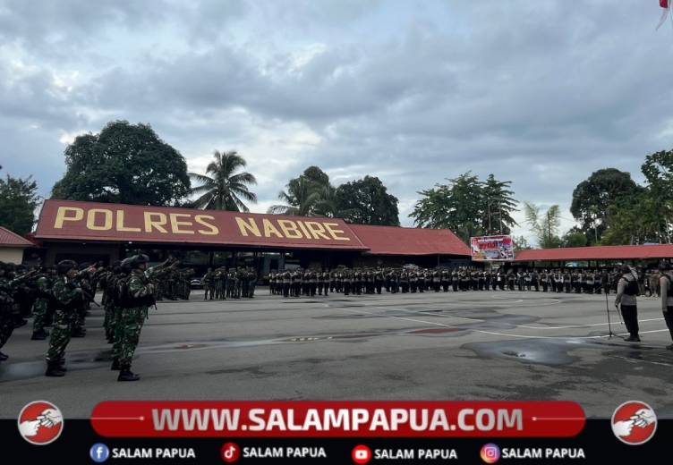 785 Personel Gabungan Siap Amankan Aksi FRB Di Nabire