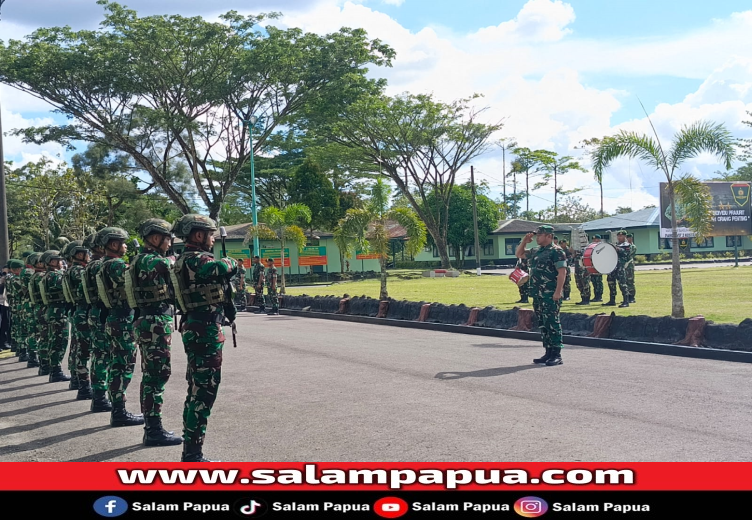 KSAD Jenderal TNI Maruli Simanjuntak Kunker Ke Yonif 754/ENK Timika