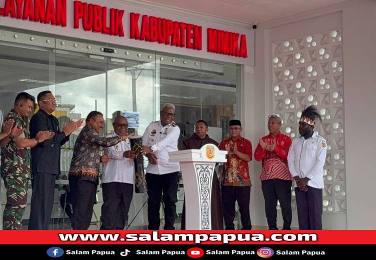 Bupati Mimika Launching Mall Pelayanan Publik, Jadi Bukti Nyata 100 Hari Kerja